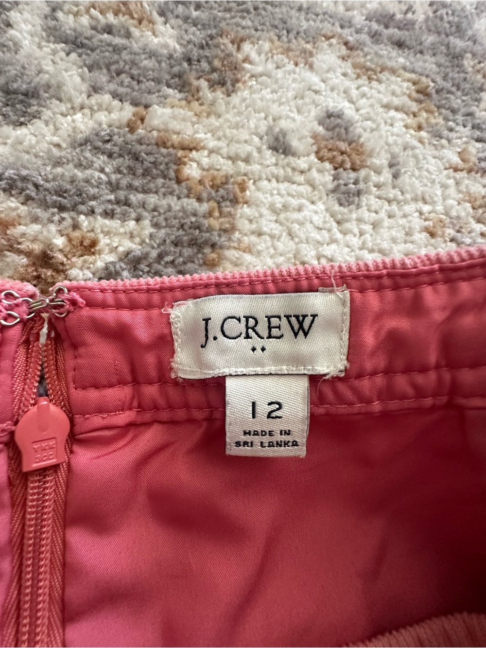 J. Crew corduroy Pink Skirt - Picture 2 of 3